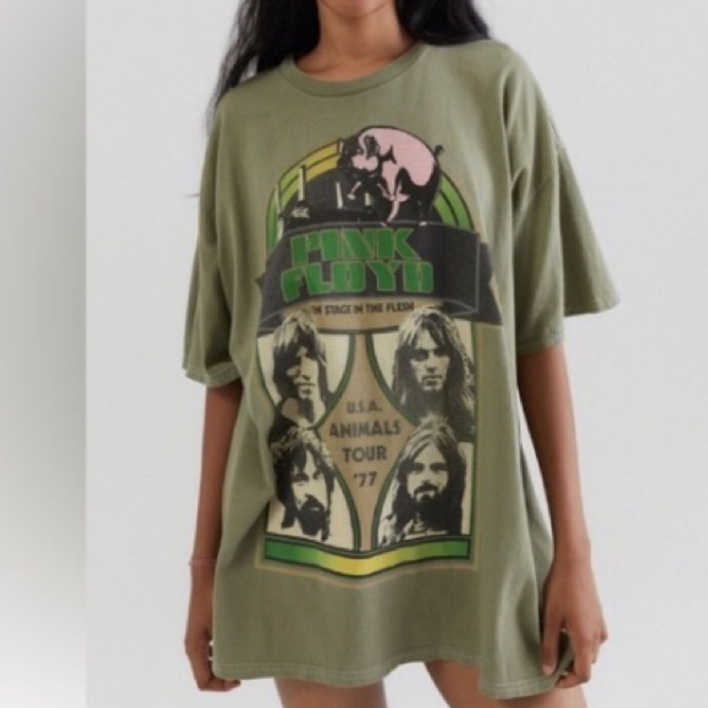 Pink Floyd Animals 1977 Tour T shirt Dress